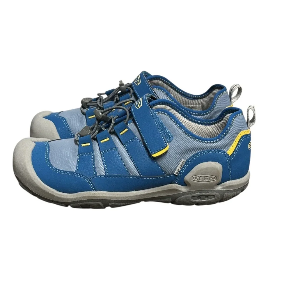 Keen Knotch Hollow Kids Youth Size 5 Shoes Outdoors Hiking Sneaker Washable Blue